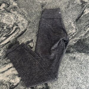 lululemon athletica Heathered Black Leggings